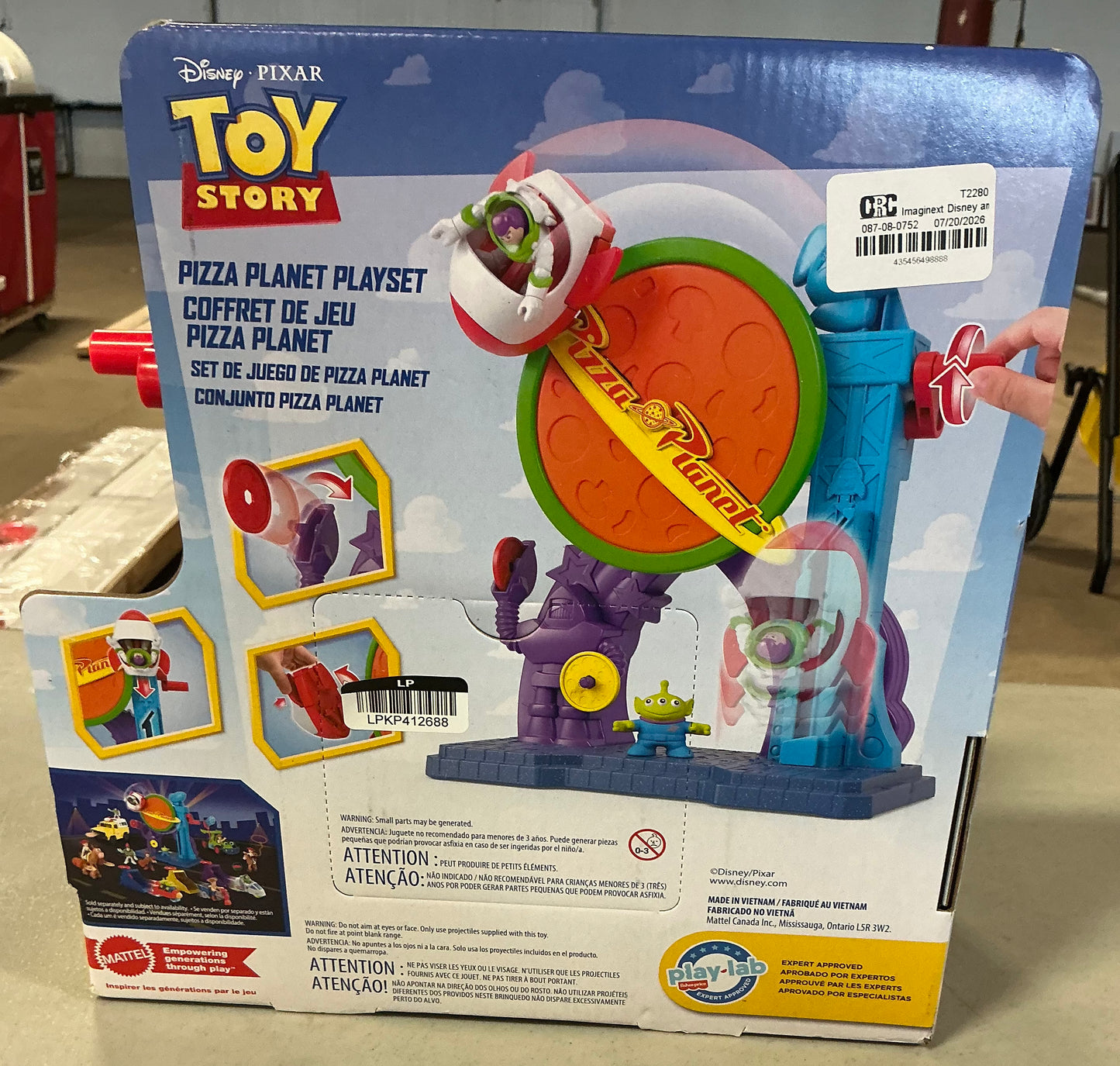 Imaginext Toy Story pizza planet playset