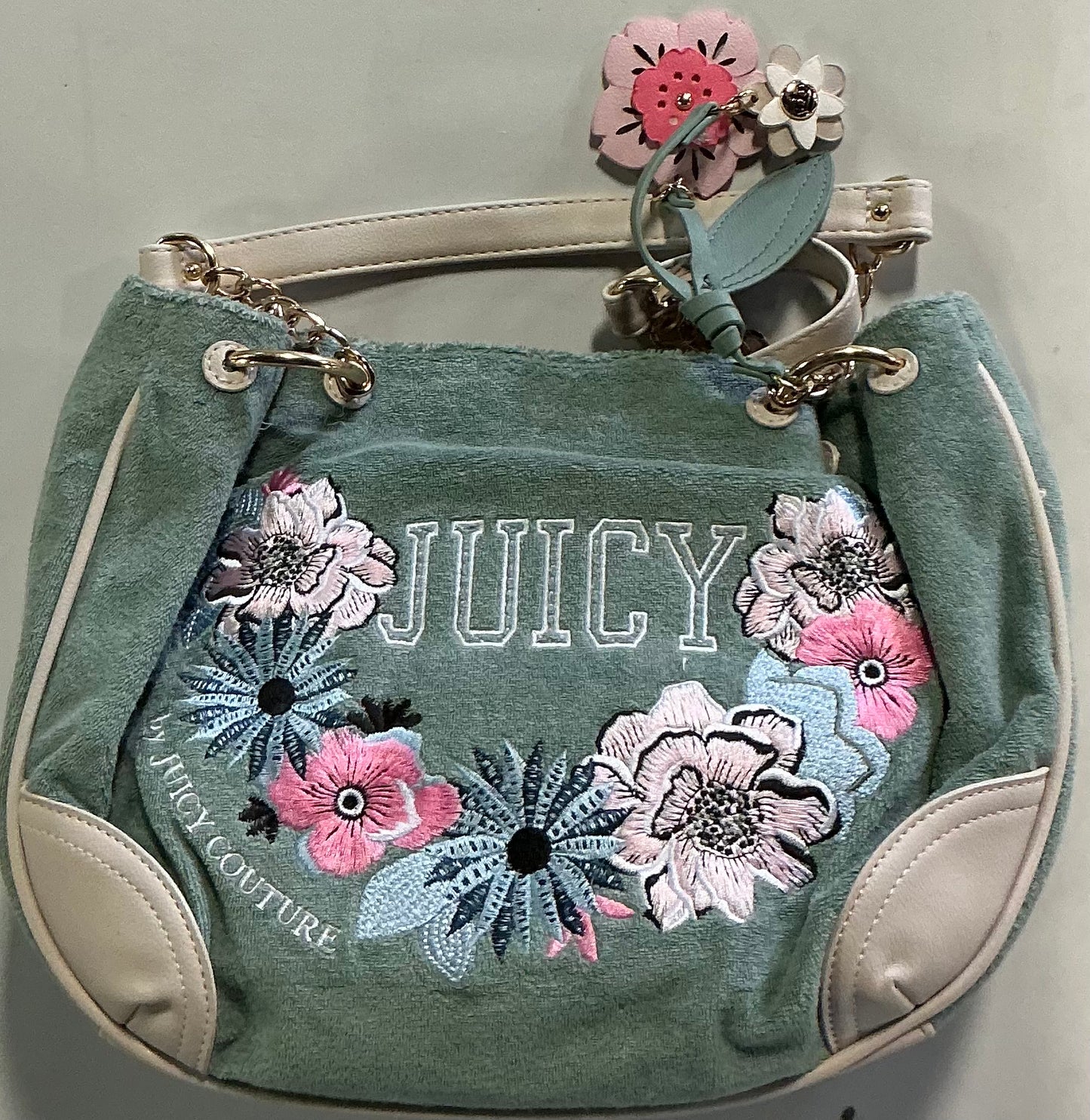 Juicy couture retro bloom scoop satchel