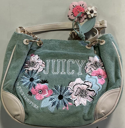 Juicy couture retro bloom scoop satchel
