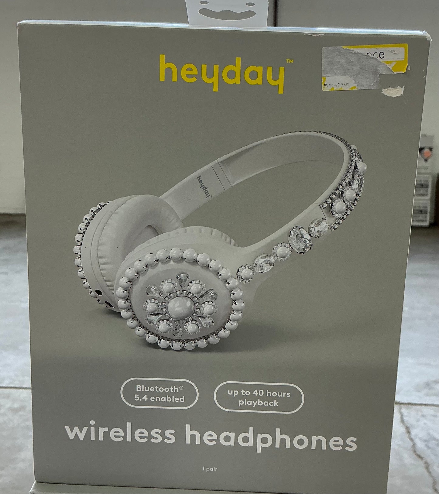 Embellishment wireless on-ear headphones
