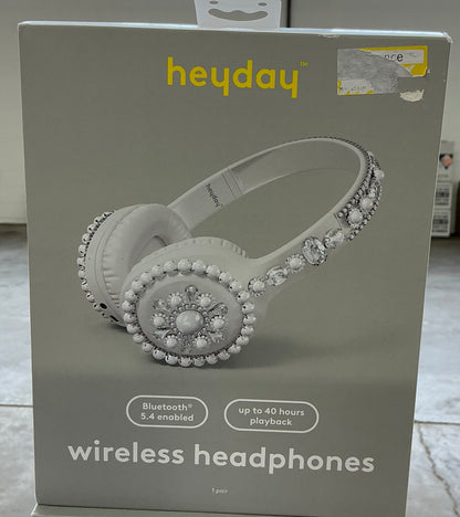 Embellishment wireless on-ear headphones