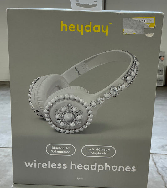 Embellishment wireless on-ear headphones