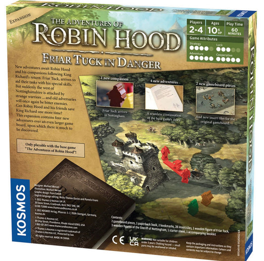 Thames & Kosmos "The Adventures of Robin Hood: Friar Tuck in Danger" expansion board game.
