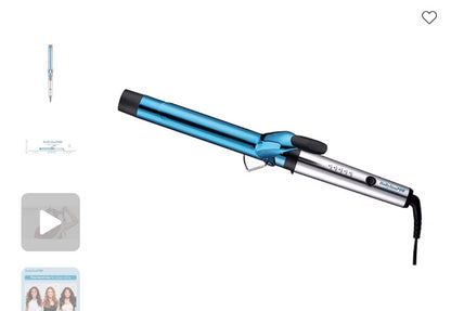 Thrifty 70 - BaByliss Nano Titanium Extended Barrel 1 1/4 Inch Curling Iron - Open Box - Used (See Picture )- AS IS - FINAL SALE NO RETURNS