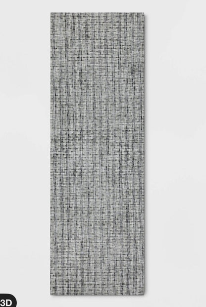 1’8”x5’ flat kitchen runner vinyl woven