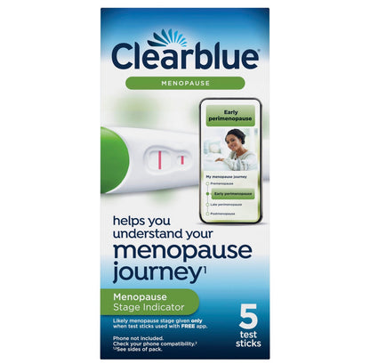 Clearblue Menopause Stage Indicator kit with 5 test sticks