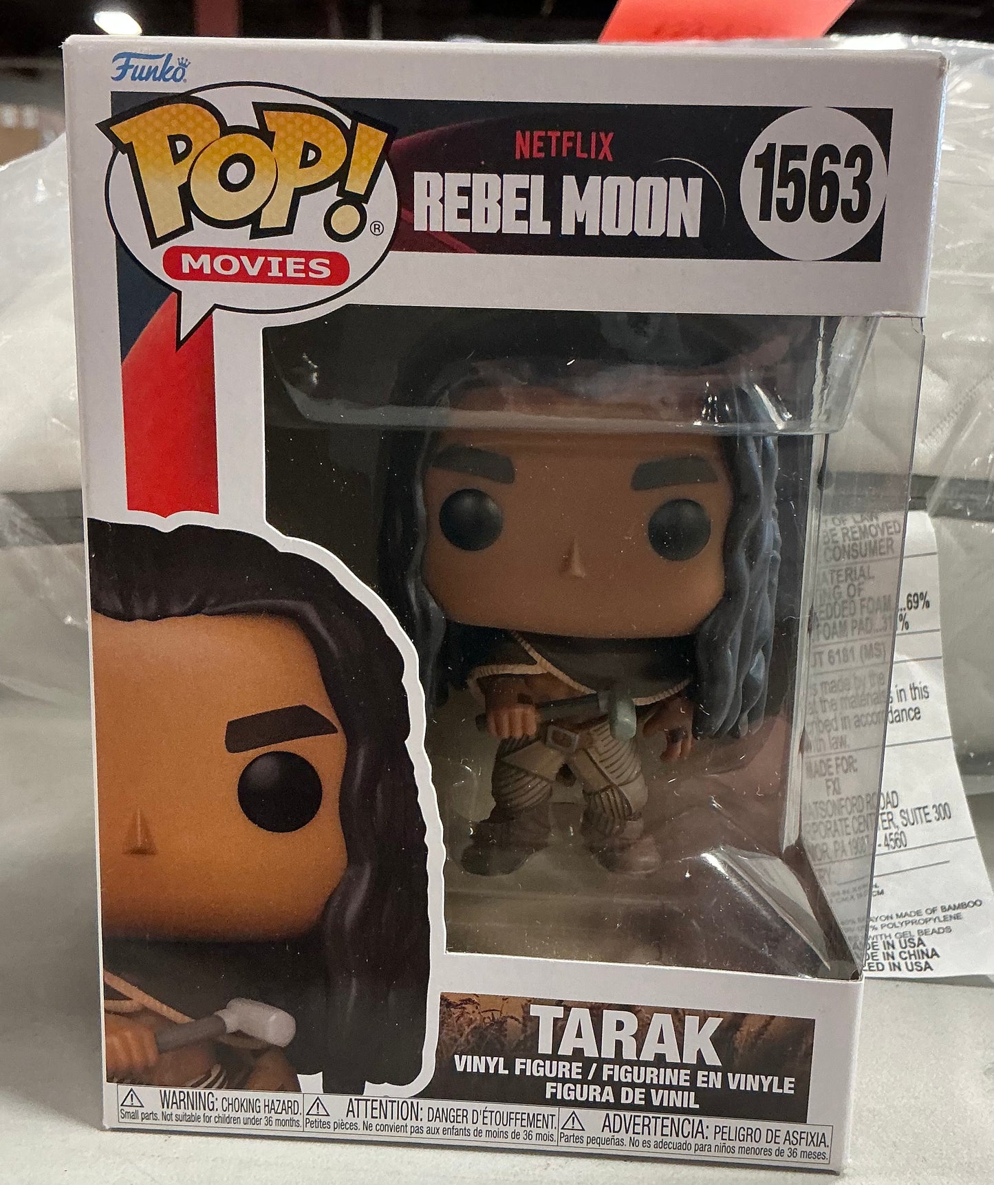 Rebel Moon Tarak Funko Pop - MINOR PACKAGE FLAWS - PRODUCT IS NEW