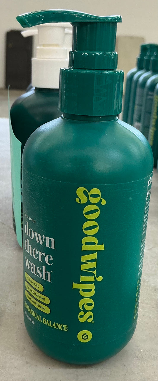 Goodwipes Botanical Balance Down There Wash, an aloe-based feminine cleanser