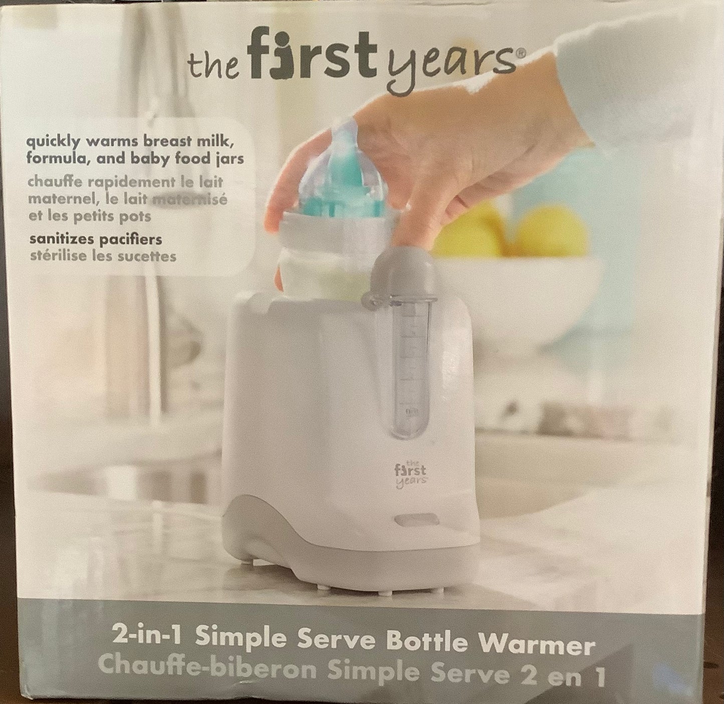 The First Years Baby Bottle Warmer and Sterilizer - Pacifier and Bottle Nipple Sanitizer