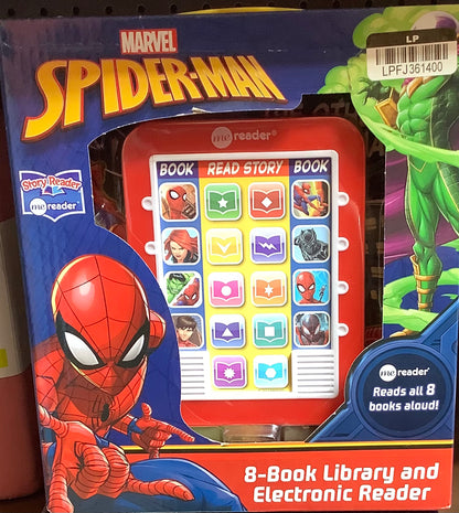 Pi Kids Marvel Spider-Man Electronic Me Reader and 8-Book
Library Boxed Set
