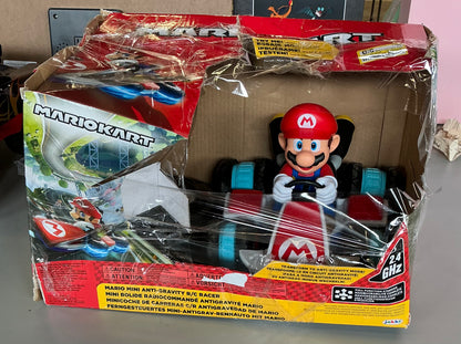 Mario Kart mini anti-gravity R/C racer - AS IS - USED - OPEN/DAMAGED BOX