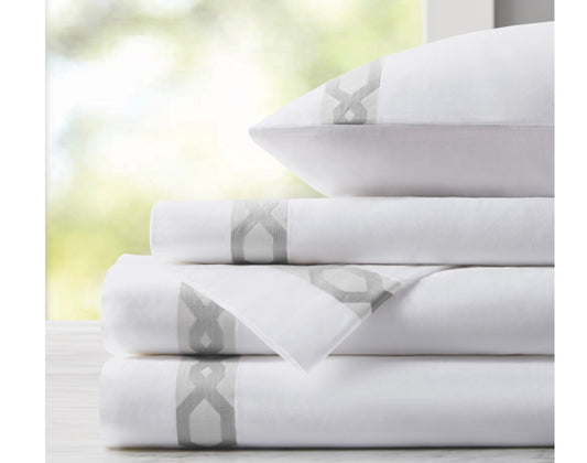 Croscill Signature Hem 300tc Deep Pocket Sheet Set Queen