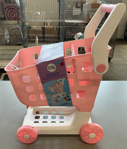 Gigglescape shopping cart - AS IS - DOES NOT INCLUDE ACCESSORIES - SOME MINOR COSMETIC FLAWS