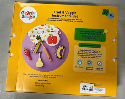 Gigglescape fruit & veggie instruments set