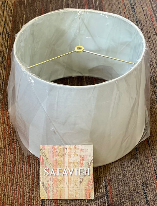 White Fabric Drum Lamp
Shade