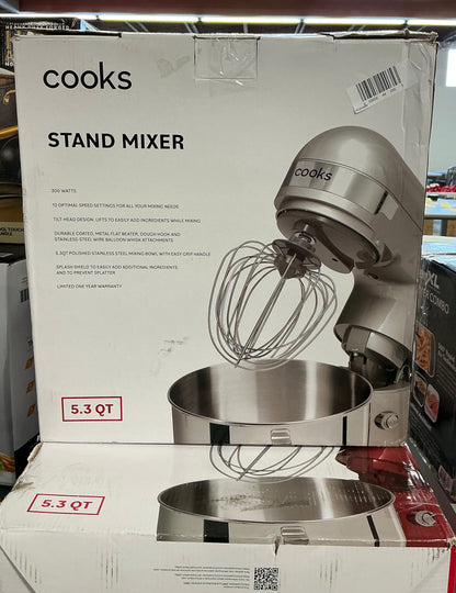 Cooks 5.3-Quart Stand Mixer