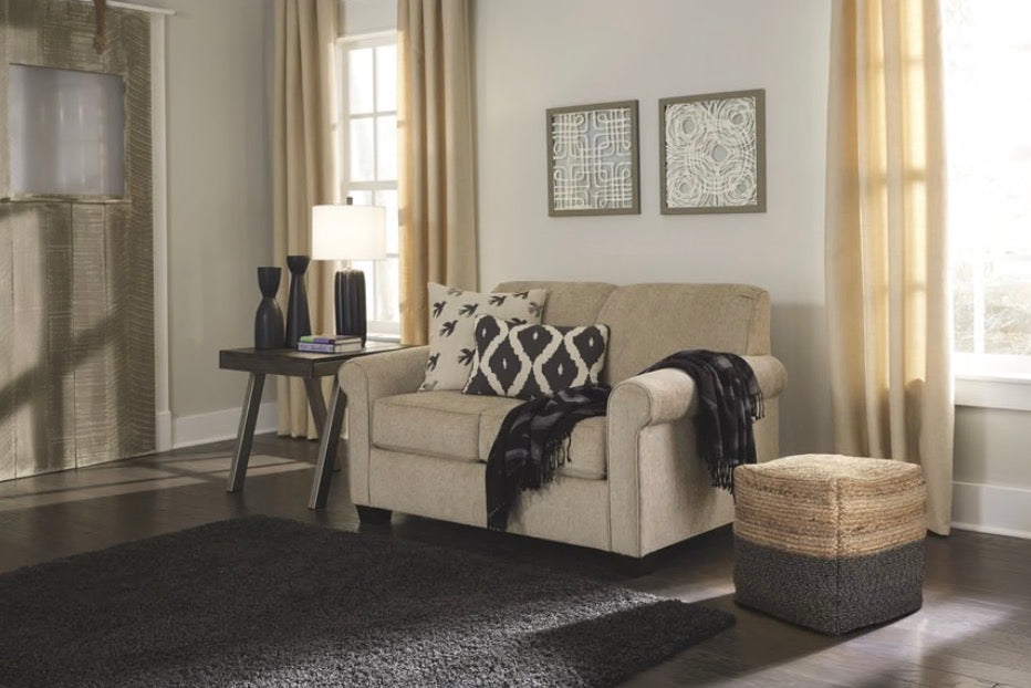 Ashley Living Room Sweed Valley Pouf