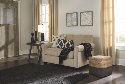 Ashley Living Room Sweed Valley Pouf