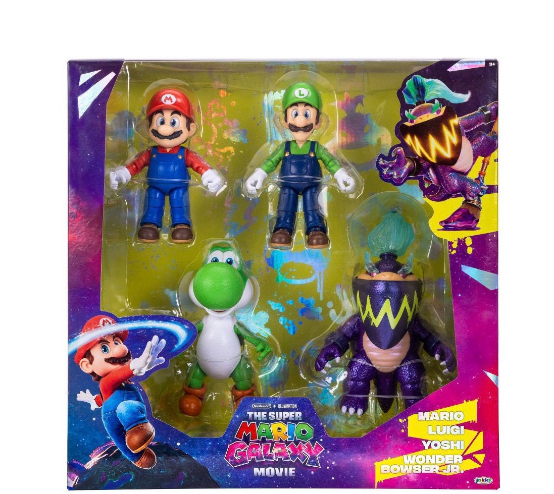 The super Mario Galaxy movie - 5” figure multi-pack (4pcs)