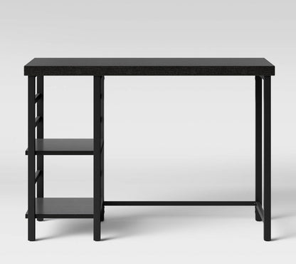 CLEARANCE- Adjustable Storage Desk Black (AS IS)
