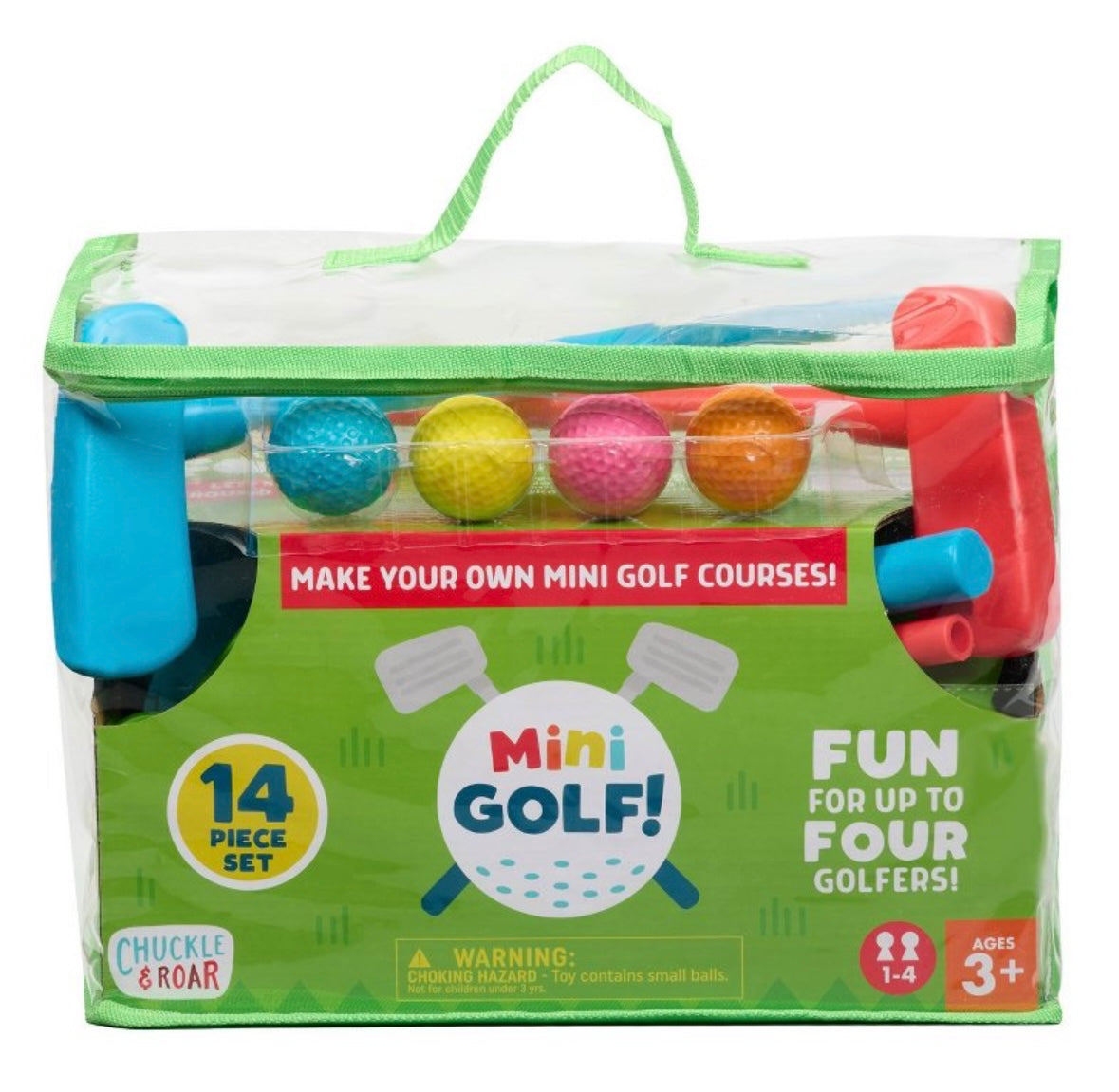 Chuckle & Roar Mini Golf Set 14PC