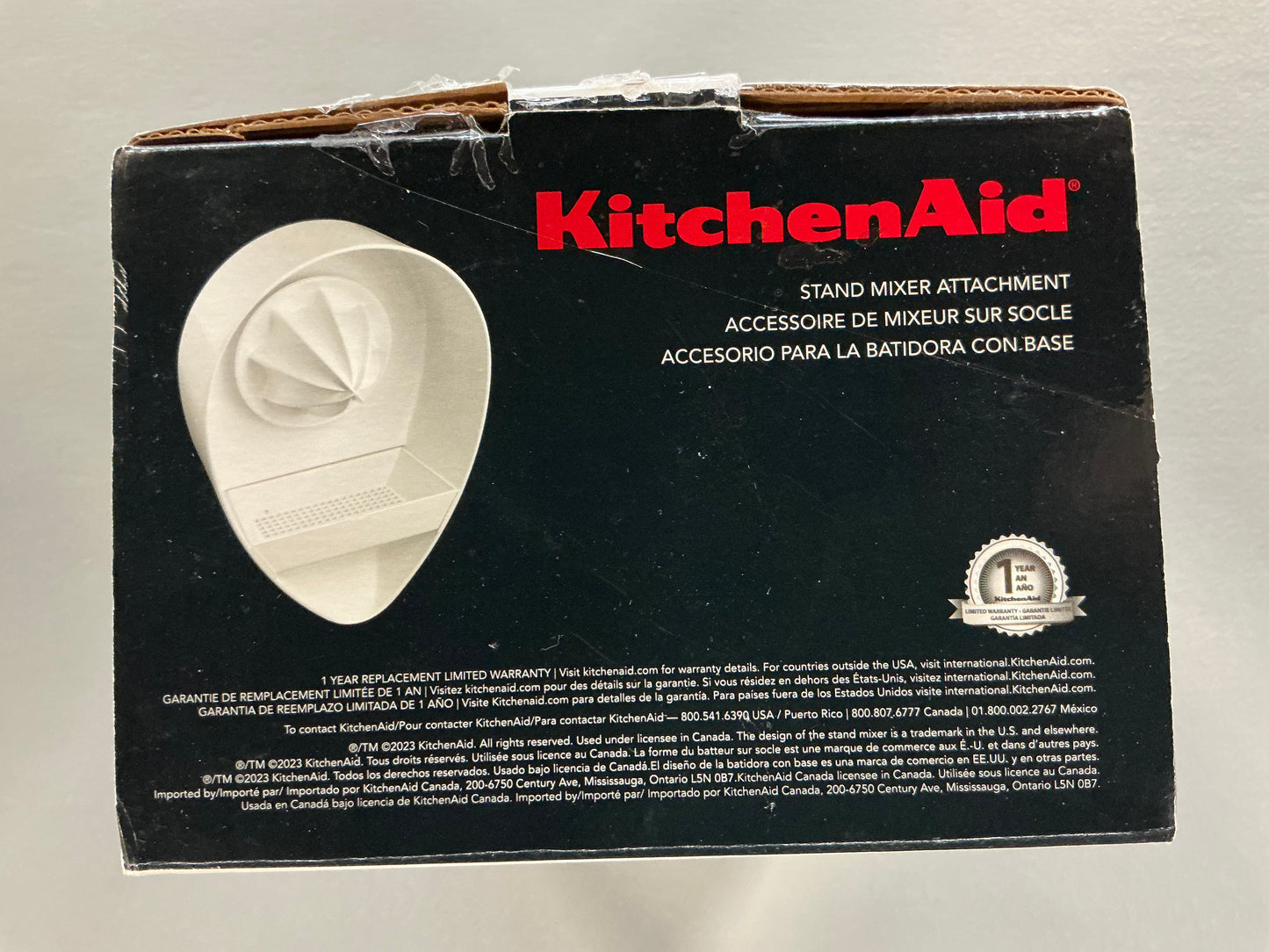 KitchenAid Citrus Juicer Processor Attachment - Open Box