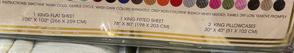 Elegant comfort 4-Piece King sheet set