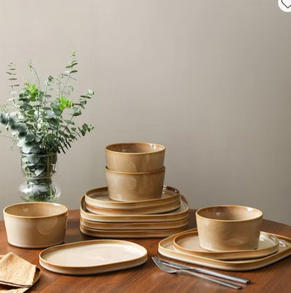 Stone + Lain Cairo 12-pc. Stoneware Dinnerware Set