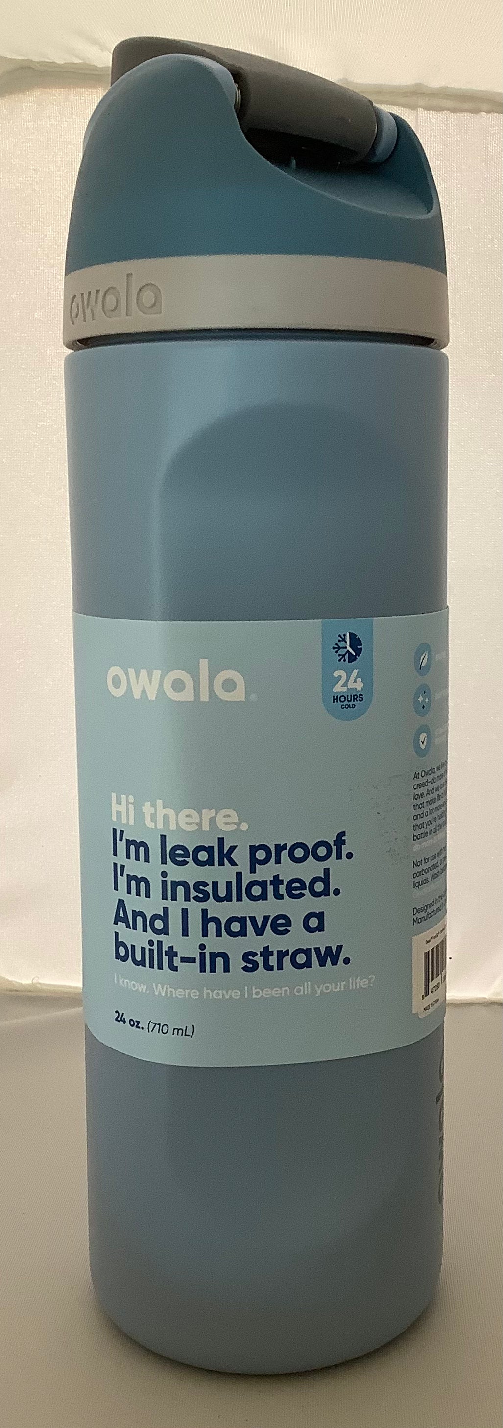 Owala 24oz FreeSip Stainless Steel Water Bottle - Rainstorm