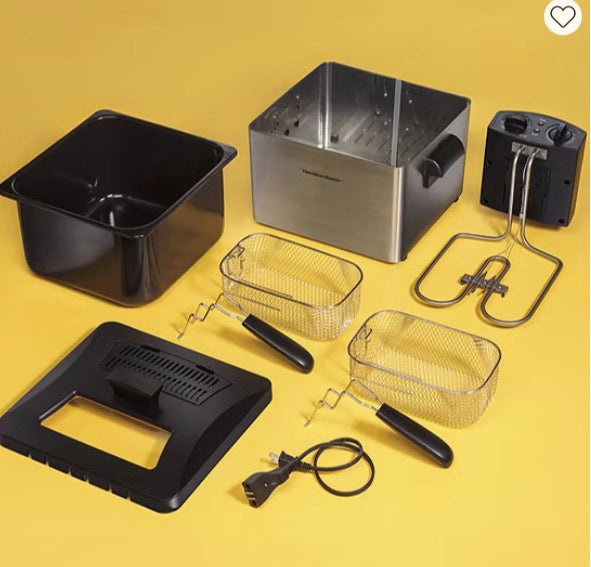 Hamilton Beach® Professional-Style Deep Fryer with 2 Baskets