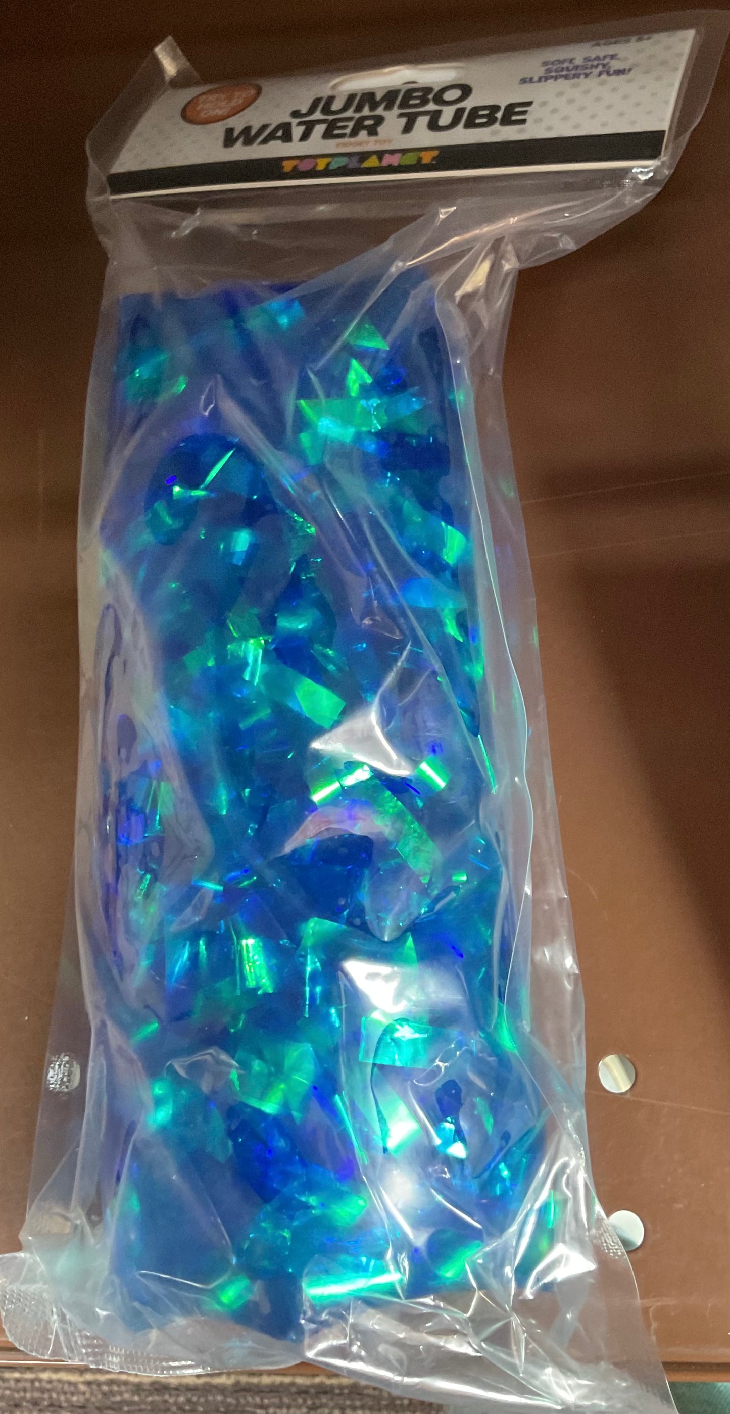 Toy Planet Jumbo Water Tube Fidget Toy 7" Long (Color Variation)