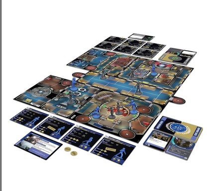 Gale Force Nine Star Trek Away Missions Core Set, featuring miniatures from the Federation and Borg factions