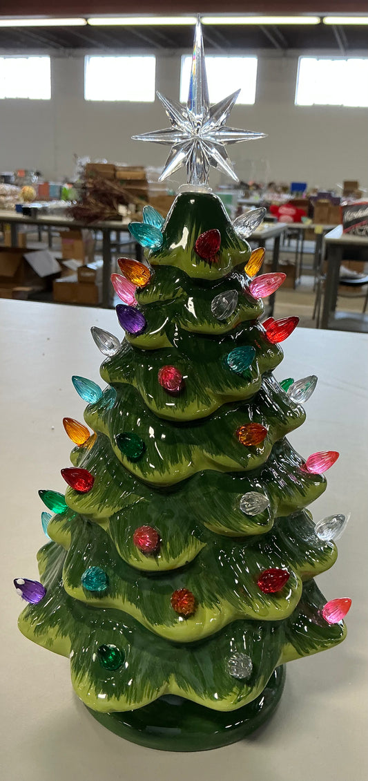 Northlight Led Table Top Tree With Star Topper Lighted Christmas Tabletop Decor