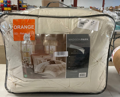 Madison Park Essentials Joella 24-Piece Room in a Bag available in ivory king