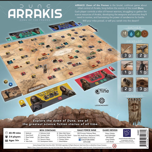 Dune: Arrakis - Dawn of the Fremen board game published by Gale Force Nine