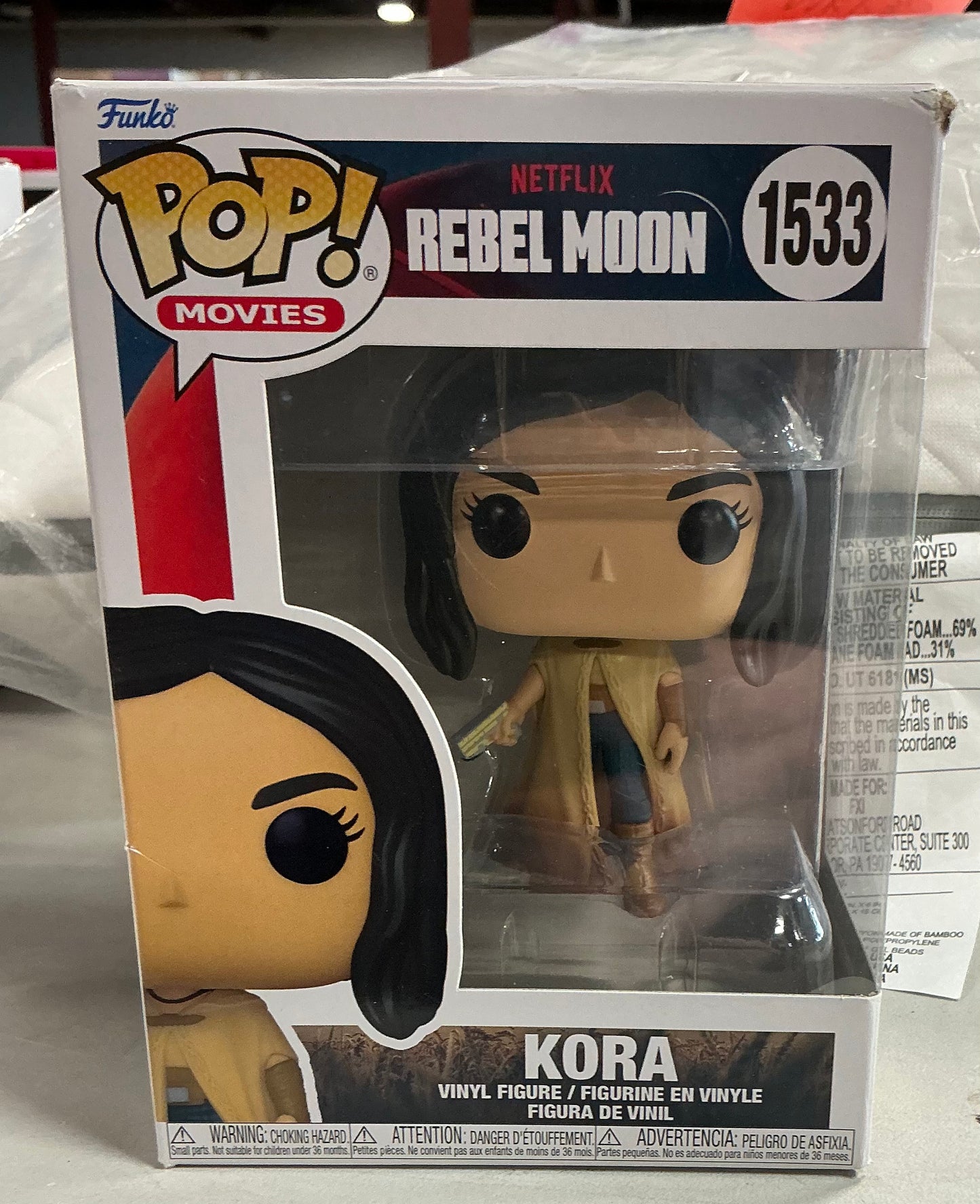 Rebel Moon Kora Funko Pop - MINOR PACKAGE FLAWS - PRODUCT IS NEW