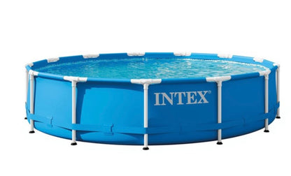 Intex 13' x 33" Metal Frame Above Ground
Pool with Filter Pump