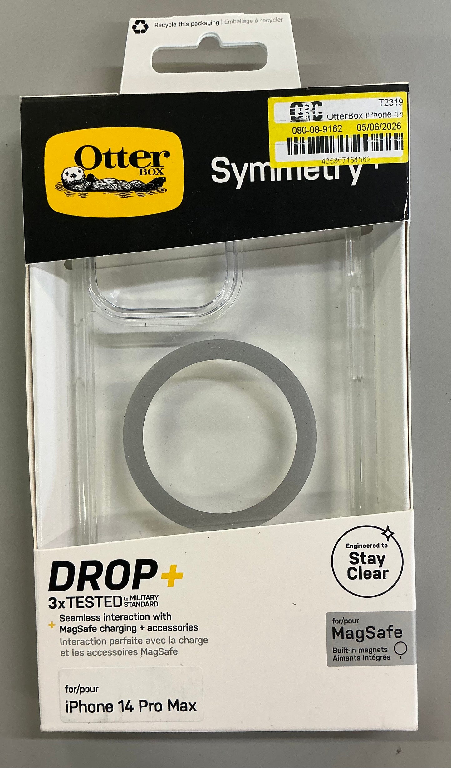 OtterBox iPhone 14 Pro Max symmetry clear case Plus case with MagSafe
