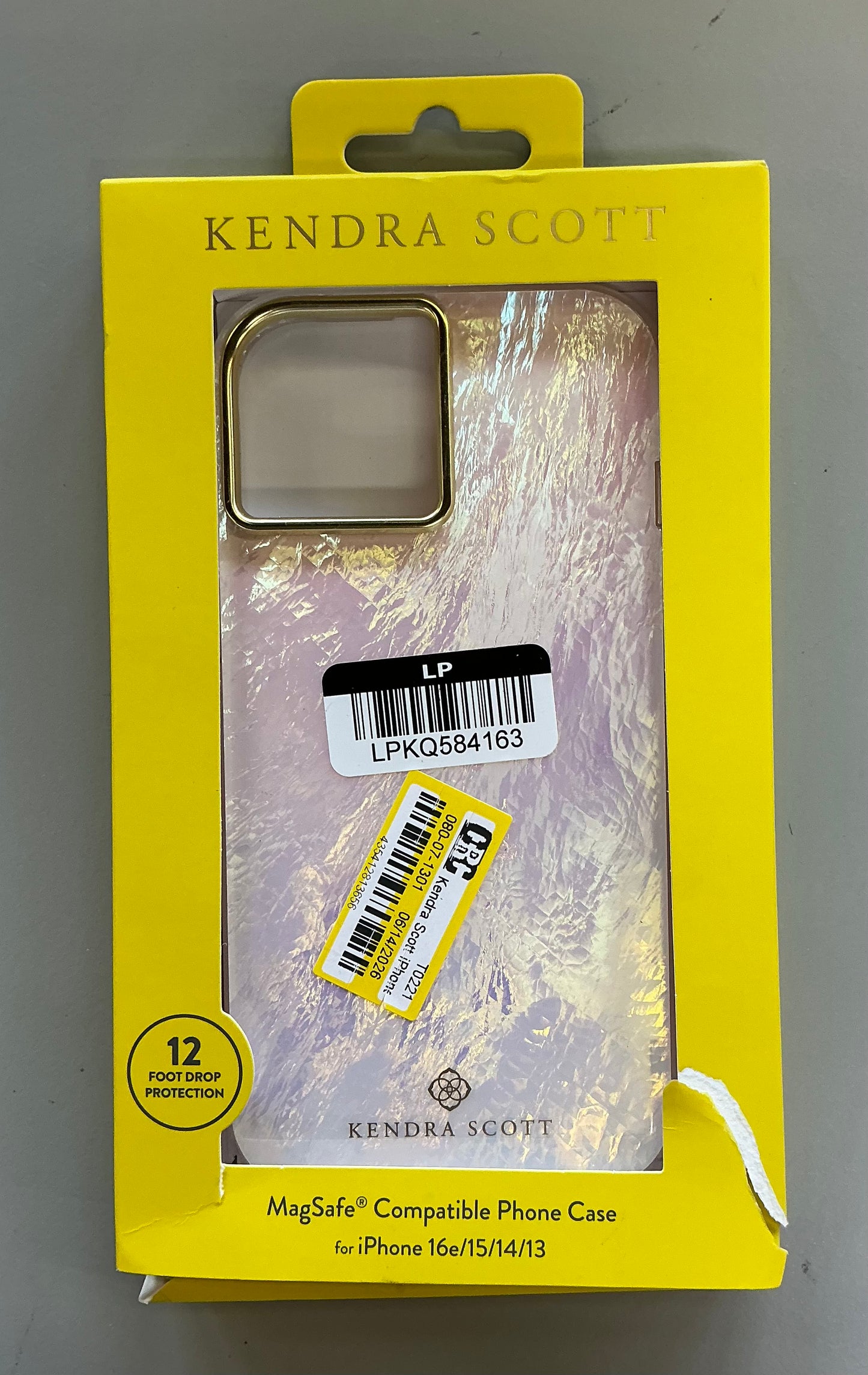 Kendra Scott iPhone 17e/16e/15/14/13 case with MagSafe - pink - OPEN BOX
