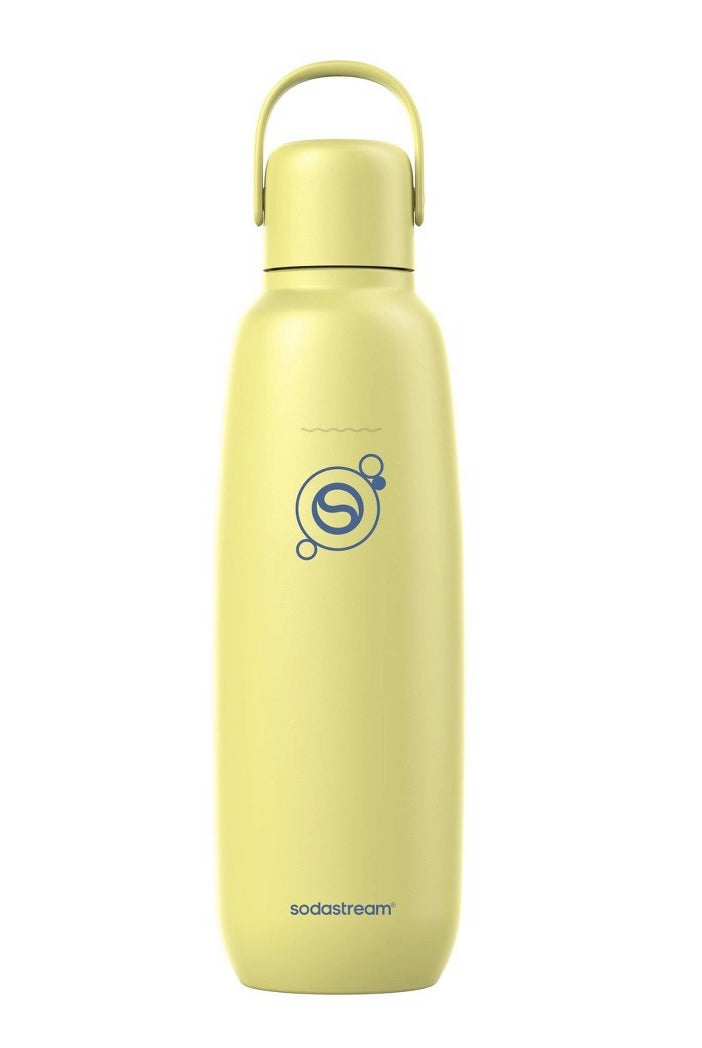 SodaStream 30.4fl oz fizz & go insulated stainless steel carbonating bottle - Lemon