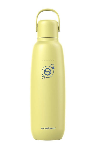 SodaStream 30.4fl oz fizz & go insulated stainless steel carbonating bottle - Lemon