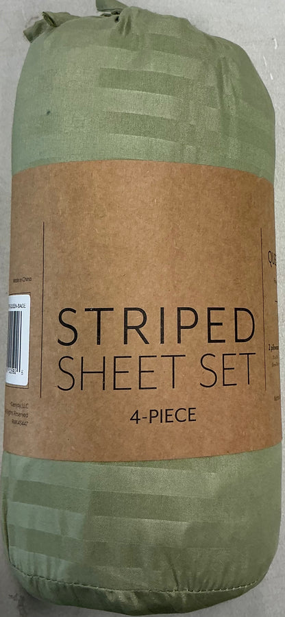Casual Comfort™ Premium Ultra Soft Dobby Stripe 4 Pieces Sheet Set Queen