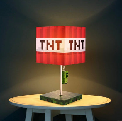 Minecraft TNT table lamp (includes LED light bulb) - SOME COSMETIC FLAWS