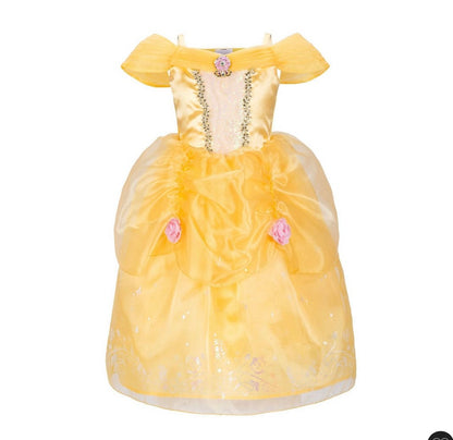 THRIFTY 70 - Disney Princess Belle signature dress size 4 - AS IS - DAMAGED AT THE BOTTOM - FINAL SALE - NO RETURNS