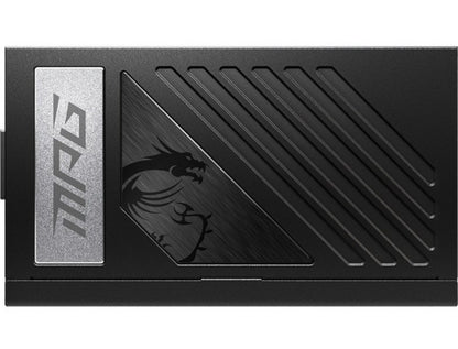 MSI MPG 1000W Power Supply - Internal - 5 V DC @ 22 A, 3.3 V DC @ 20 A, 5 V DC @
3 A, 12 V DC @ 83.5A, - 12 V DC @ 0.3 A Output - 1000 W - 1 +12V Rails