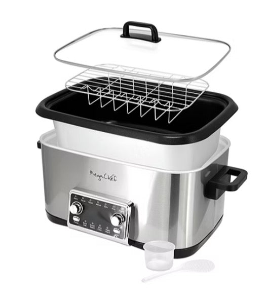 MegaChef 12-In-1 Deluxe Multi 8 Qt Slow Cooker