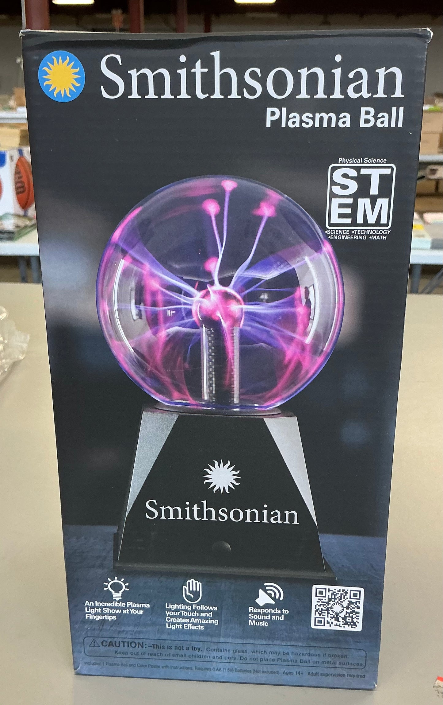 Smithsonian new plasma ball - OPEN BOX
