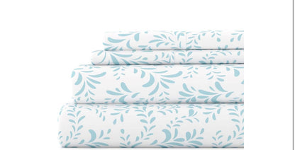 ienjoy Home 4-piece patterned sheet set size queen