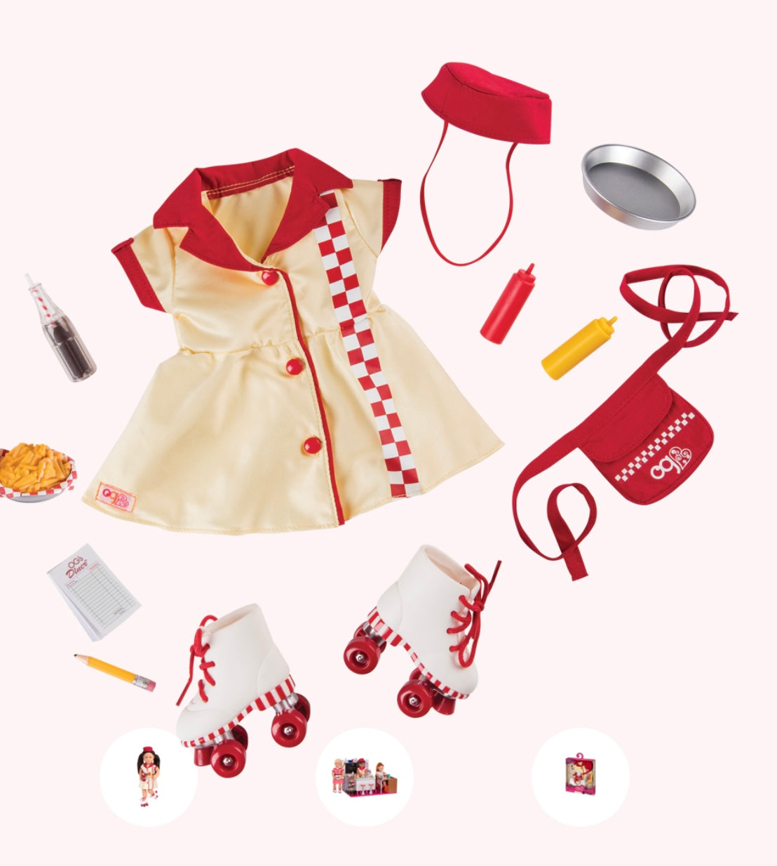 Today's Special Waitress Uniform | Retro Outfit Our Generation