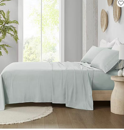 Madison Park Organic Cotton 300tc Deep Pocket Sheet Set king